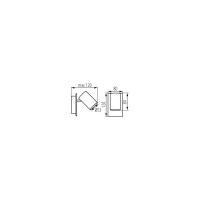 Настенно-потолочный светильник KANLUX evalo el-1i b-sr 35691
