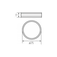 Деревянный светильник KANLUX потолочный jasmin 270-b e27 29207
