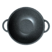 Казан Горница 8л. 300/170 гранит литые ручки без крышки СП5253