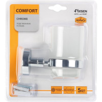Подстаканник FIXSEN "comfort chrome" одинарный, хром fx- 85006