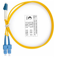 Оптический шнур Cabeus duplex lc-sc 9/125 sm 2м lszh FOP(d)-9-LC-SC-2m
