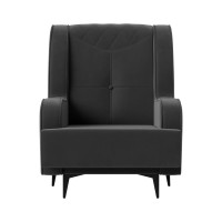 Кресло Лига диванов Неаполь полностью велюр серый 111955