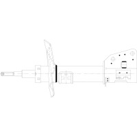 Амортизатор (стойка) передний для автомобиля Renault Master (10-) TRIALLI AG 09062