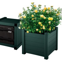 Кашпо Еврогрядка монро темно-зеленый EG-M-GREEN