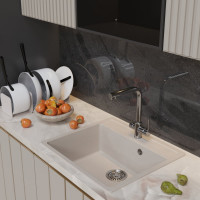 Мойкa MIXLINE ML-GM15 белая 331, 560x500x180 мм newх 551918