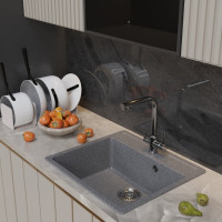 Мойкa MIXLINE ML-GM15 графит 342, 560x500x180 мм newх 551920
