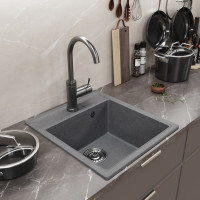 Мойкa MIXLINE ML-GM28 графит 342, 450x500x190 мм newх 552183