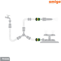 Коннектор с аквастопом 3/4 AMIGO 79300