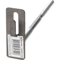 Фасадный держатель для прута Ø8-10 мм TDM ELECTRIC длина 200 мм с дюбелем, стальной крюк SQ2402-3153