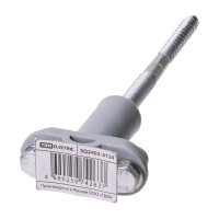 Фасадный сборный держатель для прута Ø6-10 мм TDM ELECTRIC длина 100 мм, дюбель, полимерный зажим SQ2402-3120