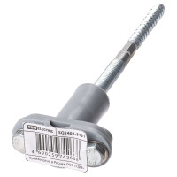 Фасадный сборный держатель для прута Ø6-10 мм TDM ELECTRIC длина 120 мм, дюбель, полимерный зажим SQ2402-3121