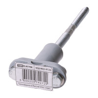 Фасадный сборный держатель для прута Ø6-10 мм TDM ELECTRIC длина 200 мм, дюбель, полимерный зажим SQ2402-3123