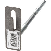 Фасадный держатель для прута Ø8-10 мм TDM ELECTRIC длина 100 мм с дюбелем, стальной крюк SQ2402-3150