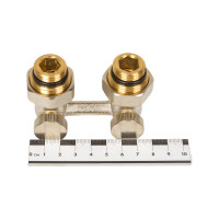 Узел нижнего подключения радиатора Rvc 3/4 угловой 11740