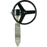 Затвор DN.ru 316L-316L-EPDM Ду200 Ру16 с редуктором RDN-4 D050-07879