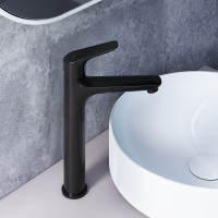 Смеситель для умывальника Damixa Jupiter высокий, черный 770250301