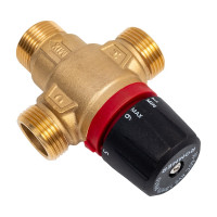 Термостатический смесительный клапан для систем отопления и гвс ROMMER 3/4" нр 30-65с kv 1,8 (центральное смешивание) RG0092NU9FV1H8