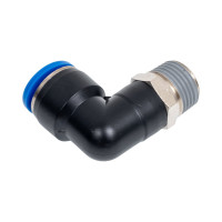 Фитинг цанговый угловой с наружной резьбой M1/2" для трубки с наружным диаметром 16 мм PL 16-R04 SHPI PL 16-04