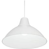 Светильник TDM ELECTRIC НСБ 2537/1 "steel" 40 Вт, Е27, опал, шнур белый SQ0313-0046