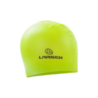 Плавательная шапочка Larsen ls77, силикон, лайм 4690222134926