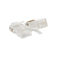 Коннектор RJ-45 EKF TERACOM PRO неэкранированный, 8P8C, 30мкд, Cat.5E, универсальный, упаковка 50 штук TRP-PLUG-5EUTP-50
