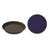 Круглая рифленая форма для выпечки GUARDINI Bon Ton фиолетовая, 28 см 71028FPULBHEE