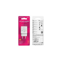 СЗУ Borofone ba52a gamble 1xusb, 2.1а (белый) 0L-00049923 23752-BA52AW