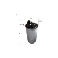Фильтр топливный Sakura FS3103