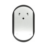 Зеркало CONTINENT Fleur LED 650x1100 короб 550x1000, Б/К овал, подсветка холодная ЗЛП595