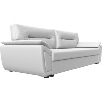 Прямой диван Лига диванов Нэстор Лайт полностью экокожа белая 117606