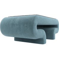 Стол Лига диванов Волна велюр бирюзовый 115762