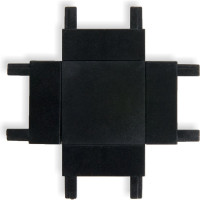 Четырёхсторонний соединитель Elektrostandard Flat magnetic для накладного шинопровода (чёрный) a063738