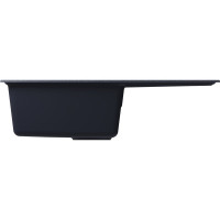 Мойка MIXLINE ml-gm31 с крылом, антрацит (343), 770x500x190 мм new 552196
