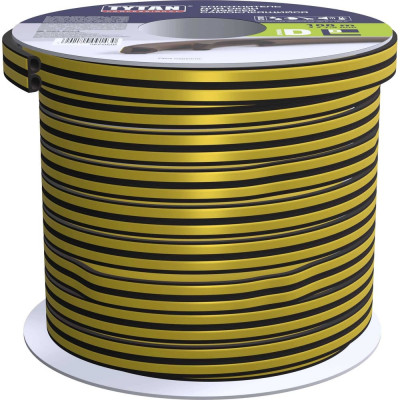 Tytan Professional уплотнитель для окон и дверей d 100m x 9mm x 7,5mm черный 91430 51939