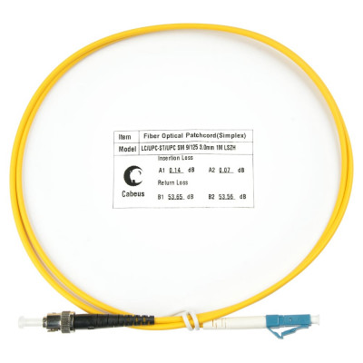 Оптический шнур Cabeus FOP(s)-9-LC-ST-5m