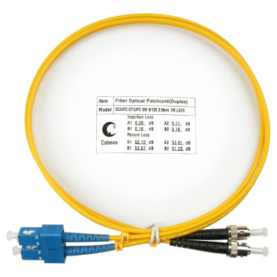 Оптический шнур Cabeus FOP(d)-9-SC-ST-10m