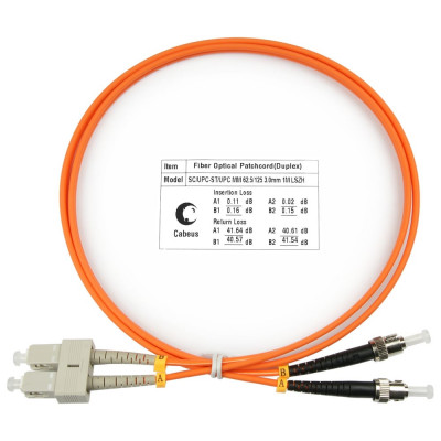 Оптический шнур Cabeus FOP-62-SC-ST-3m