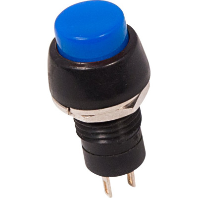 REXANT Выключатель-кнопка 250v 2а (2с) on-off синяя micro (pbs-20а) 36-3071