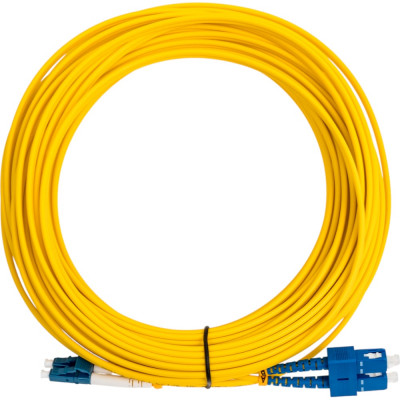 Оптический шнур Cabeus duplex lc-sc 9/125 sm 15м lszh FOP(d)-9-LC-SC-15m