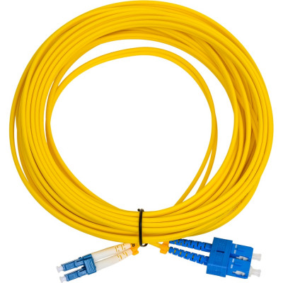 Оптический шнур Cabeus duplex lc-sc 9/125 sm 10м lszh FOP(d)-9-LC-SC-10m
