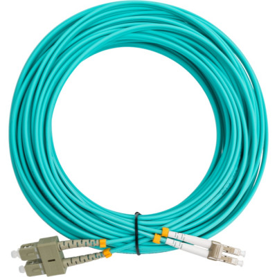 Оптический шнур Cabeus duplex lc-sc 50/125 mm om3 15м lszh FOP-50-LC-SC-15m