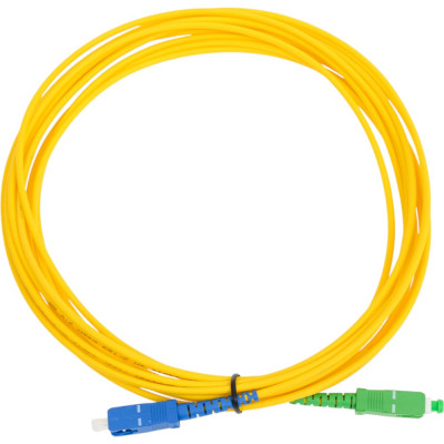 Оптический шнур Cabeus simplex sc/apc-sc/upc 9/125 sm 5м lszh FOP(s)-9-SC/APC-SC/UPC-5m