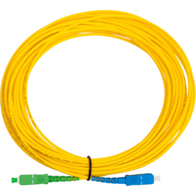 Оптический шнур Cabeus simplex sc/apc-sc/upc 9/125 sm 10м lszh FOP(s)-9-SC/APC-SC/UPC-10m