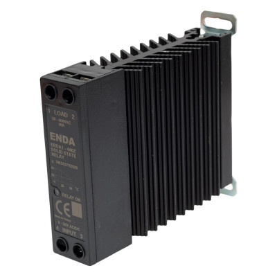 Однофазные твердотельные реле на радиаторе ENDA ERDA1440Z 40A 830V AC/DC 50480V AC