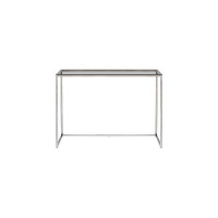 Консоль GreenWeen TORI каркас нержавеющая сталь, столешница стекло, 1100x400x820, GW-KONS-NERZH-TORI-G-G