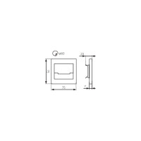 Светильники для лестницы KANLUX sabik mini led nw 4000к 32490