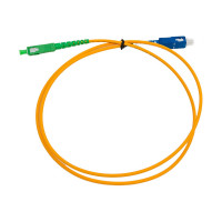 Оптический шнур Cabeus simplex sc/apc-sc/upc 9/125 sm 1м lszh FOP(s)-9-SC/APC-SC/UPC-1m