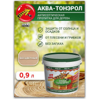 Пропитка POLI-R АКВА-Тонэрол бесцветный, 0.9 л 20101