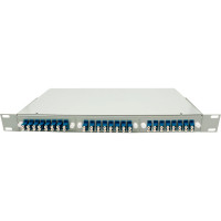 Кросс НК-Групп в стойку 19” 1u-ru24-lc/sm-24d-48-2 - в комплектации на 48 портов 1ULCU24d