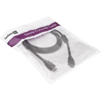 Кабель ExeGate HDMI EX-CC-HDMI2-1.8F 19M 19M, v2.0, 1,8м, 4K UHD, Ethernet, ферритовые кольца, позолоченные контакты 287723